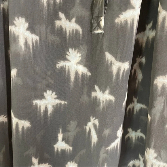 Rebecca Taylor Free Bird Sheer Taupe 3/4 Sleeve Blouse Size 0 - Picture 8 of 11